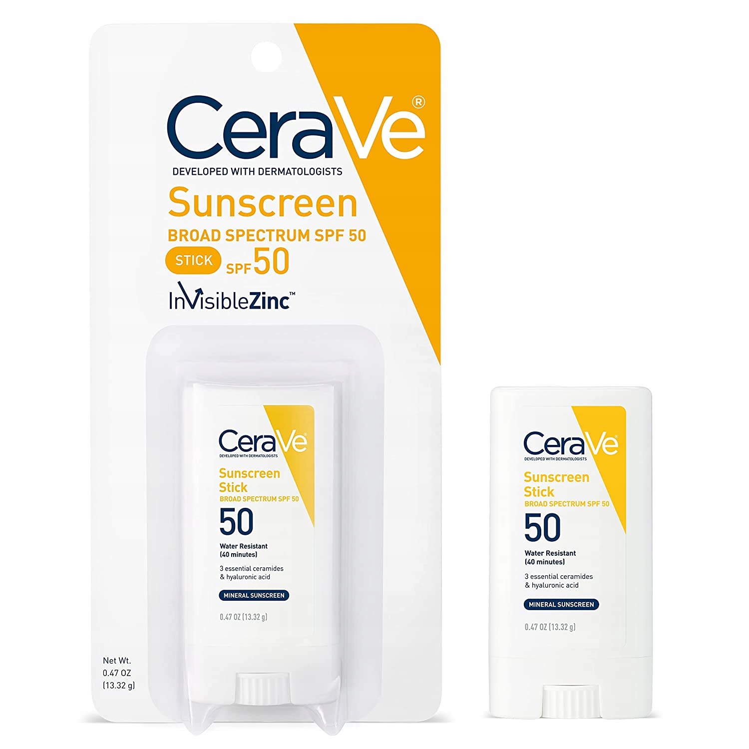 CeraVe Sunscreen Stick Mineralny krem przeciwsłoneczny w sztyfcie SPF50