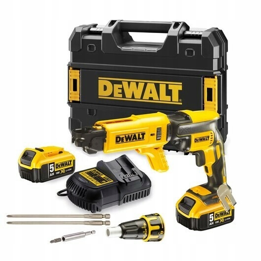 Wkrętarka do płyt Gk 18V walizka 2x5,0Ah ładowarka DCF620P2K