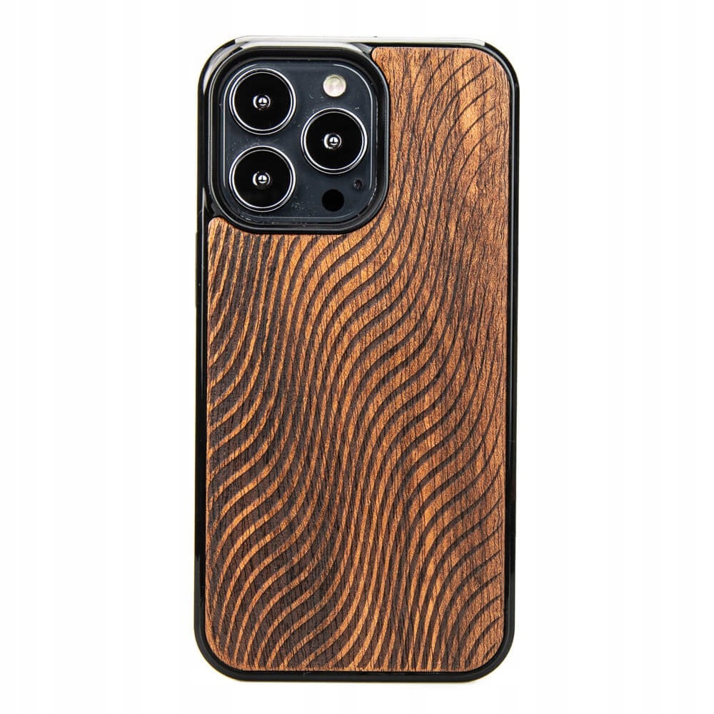 Drewniane Etui na iPhone 13 Pro Fale Merbau