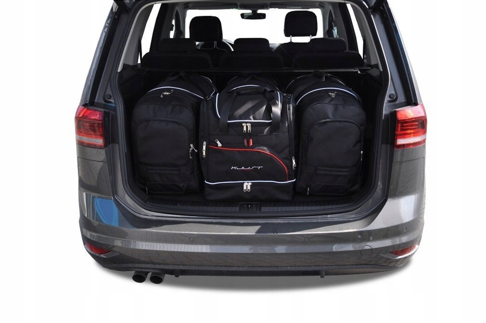J&j Automotive Sada 4ks cestovných tašiek Sport pre Vw Touran 2015+
