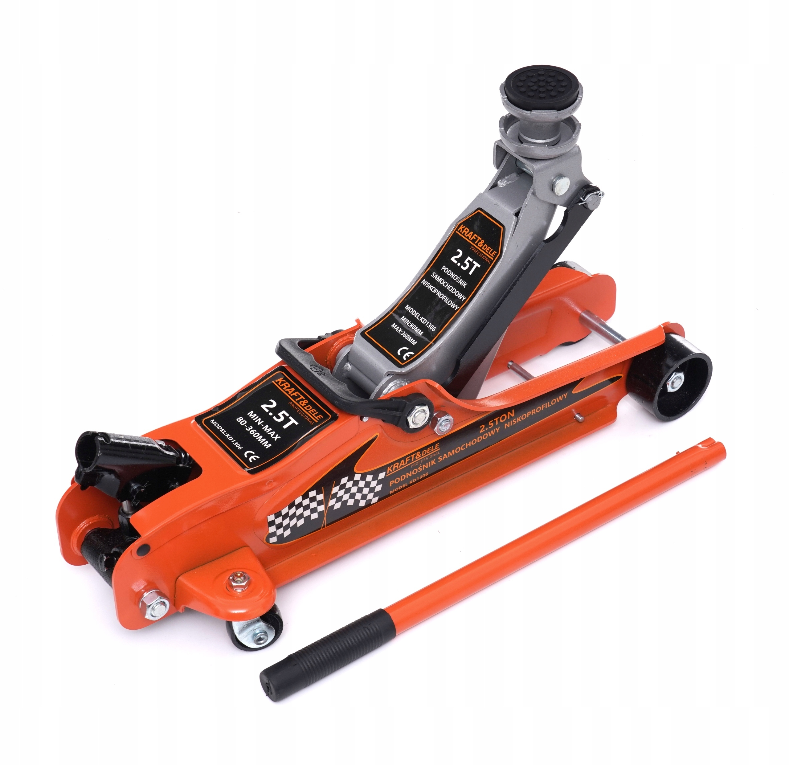 PODNOŚNIK SAMOCHODOWY NISKOPROFILOWY ŻABA 2,5T Udźwig 2500 kg