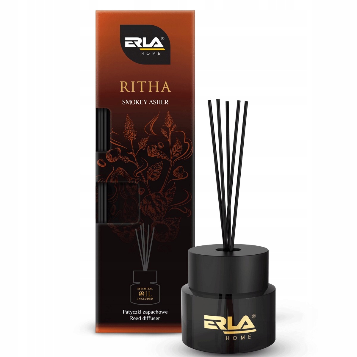 

Patyczki Zapachowe Erla Ritha Smokey Asher 100ML