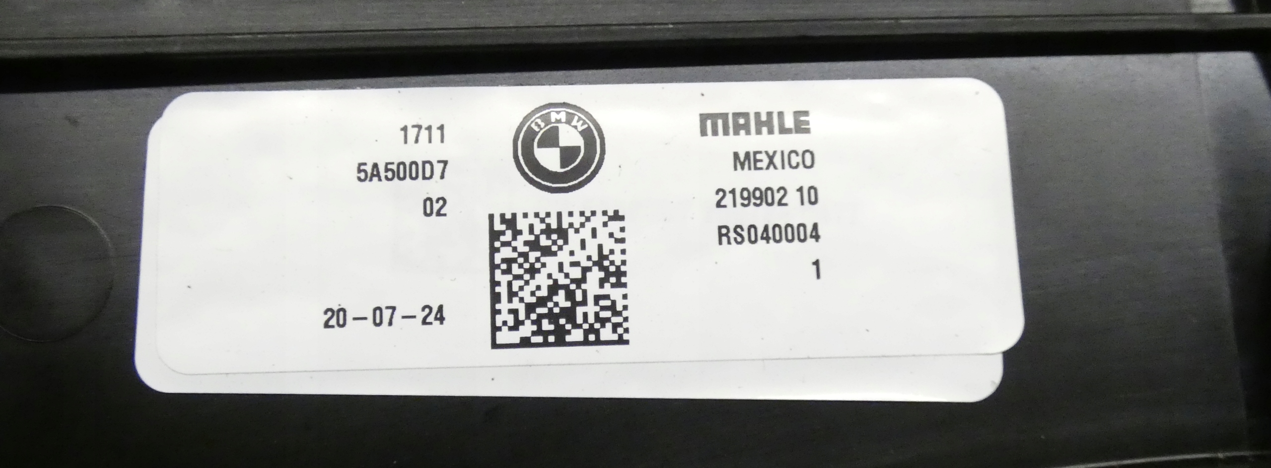 BMW X3 G45 G48 5A50D7 2024- obal ventilátor chladiče