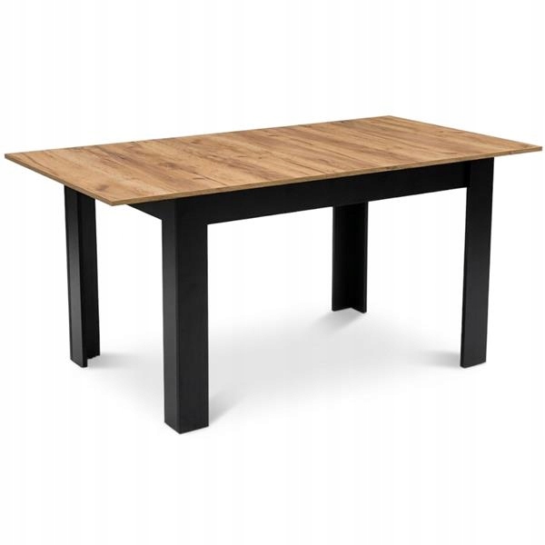 Rozkládací obdélníkový stůl 120-160 x 80 cm do kuchyně jídelny pro 4-6 osob