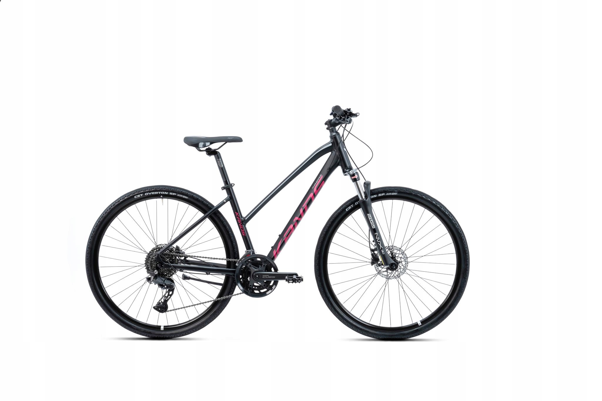 Rower Crossowy 28 Kands Avangarde czarno-różowy mat R17 wzrost 152-167 2025