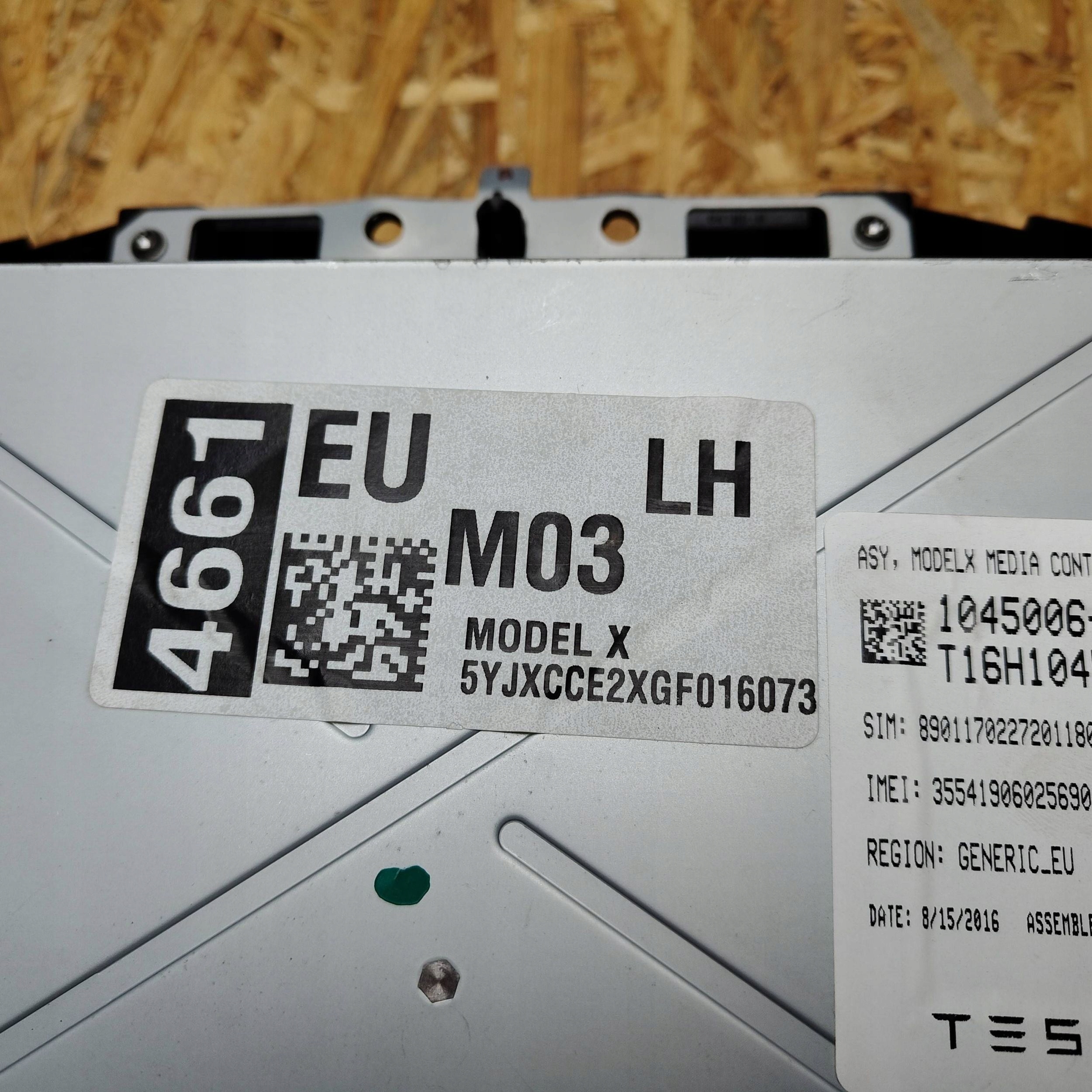 Schermo Tesla Model X 104500603B