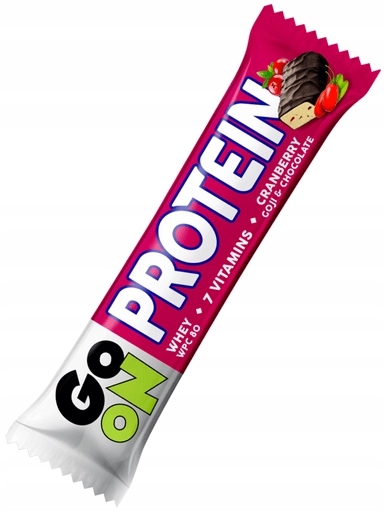 Levně 10 x Sante Proteinová tyčinka s brusinkami a bobulemi Goji 50 g Go On Protein