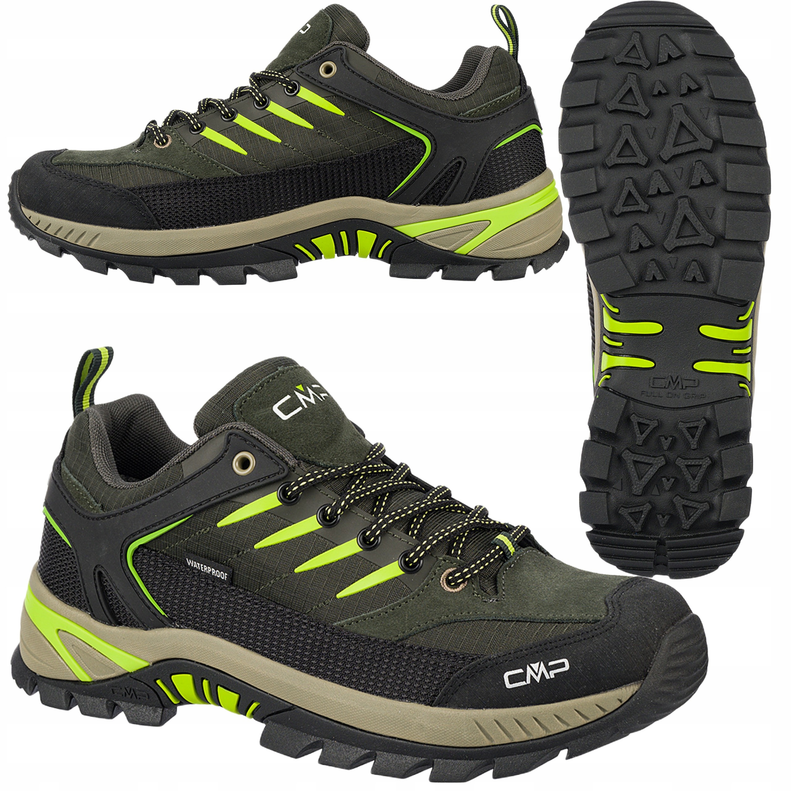 Buty Trekkingowe Męskie Cmp Rigel 2.0 Low Horní Část Kůže Pohodlné Voděodolné 40