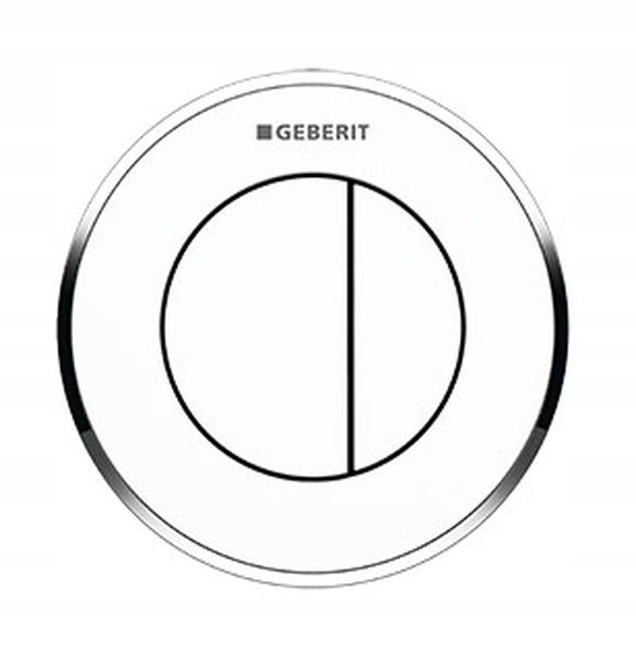 PRZYCISK SPŁUKUJĄCY WC BIAŁY/CHROM GEBERIT TYP10