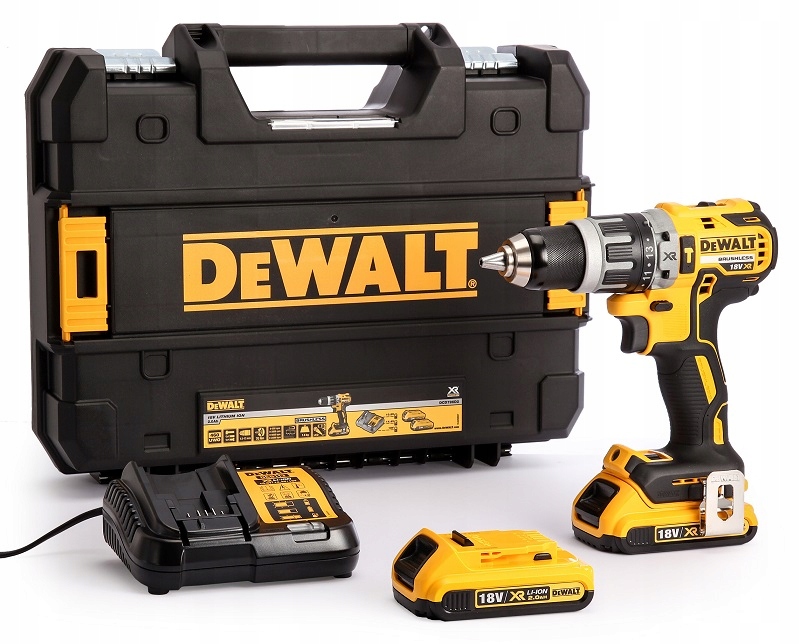 Akumulatorowa wiertarko-wkrętarka udarowa DeWalt DCD796D2 Brushless 2 aku