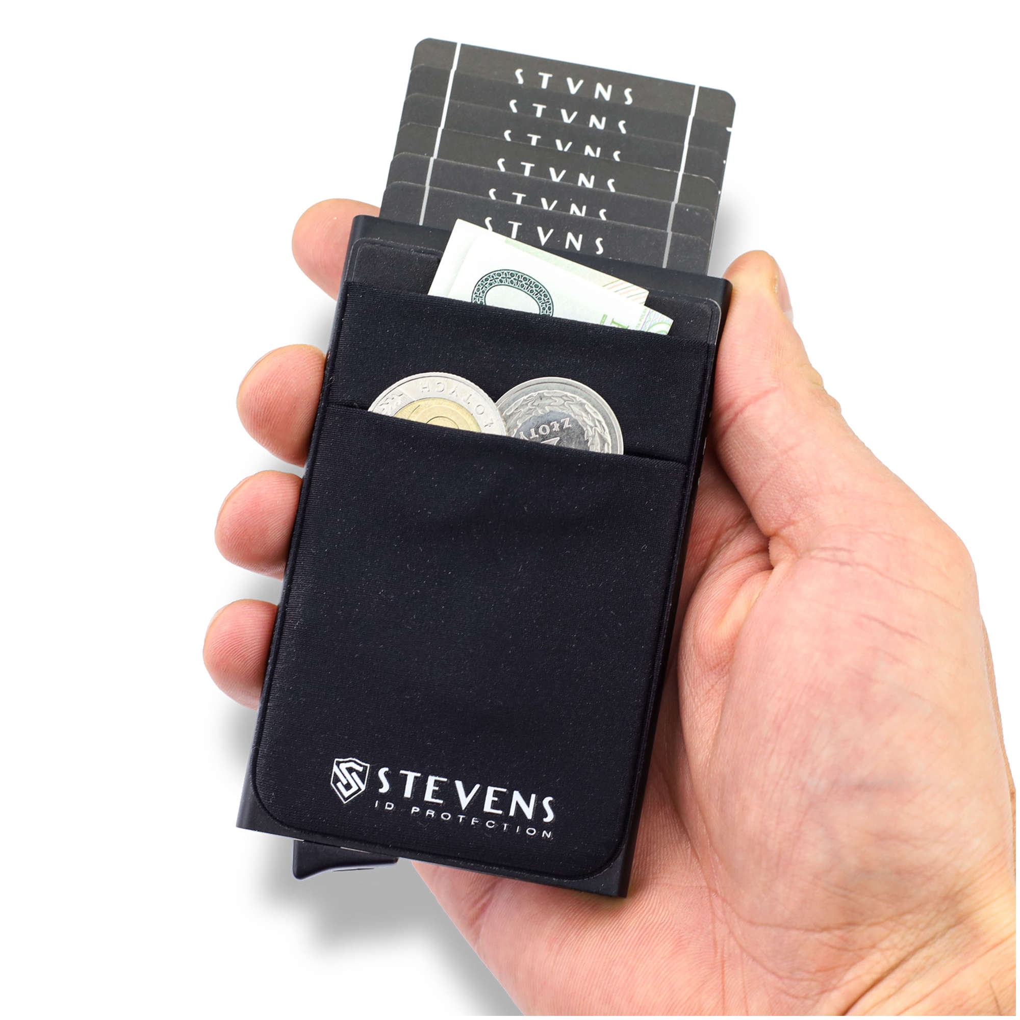 

Cienki Slim Portfel Rfid Etui Karty Aluminiowy