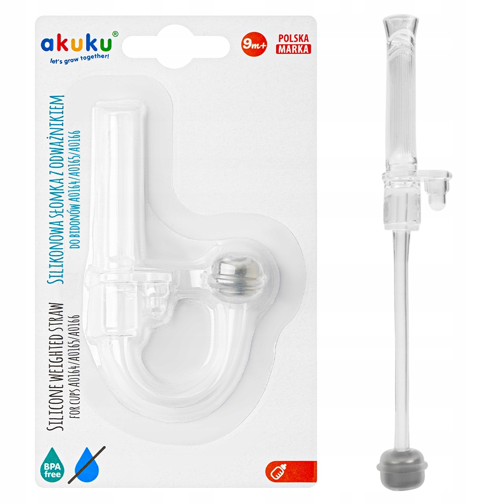 AKUKU WYMIENNA ZAPASOWA SŁOMKA Z OBCIĄŻENIEM DO BIDONU A0164 A0165 A0166