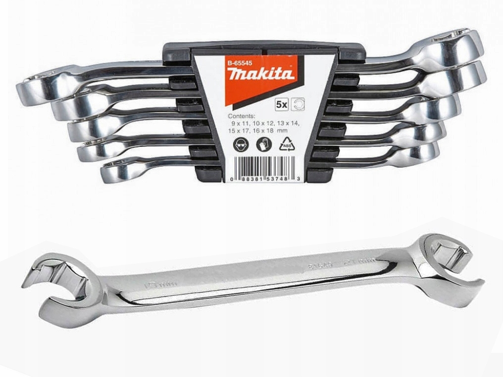 

Makita B-65545 Klucze Płaskie Podwójne 5szt.