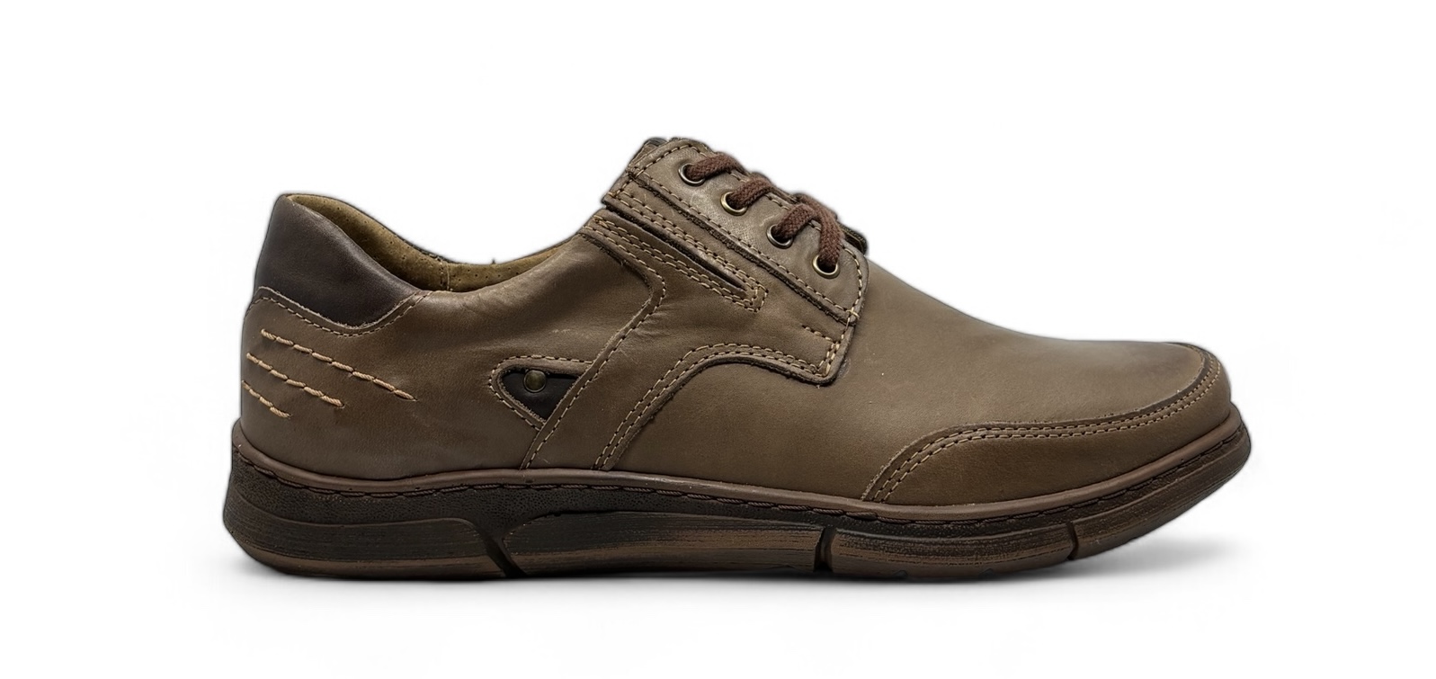 Pánské kožené šněrovací boty od firmy Polbut J55, velikost 40