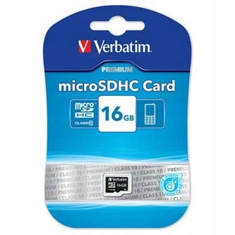Verbatim Karta pamięci Micro Secure Digital Card Premium 16GB micro Sdhc
