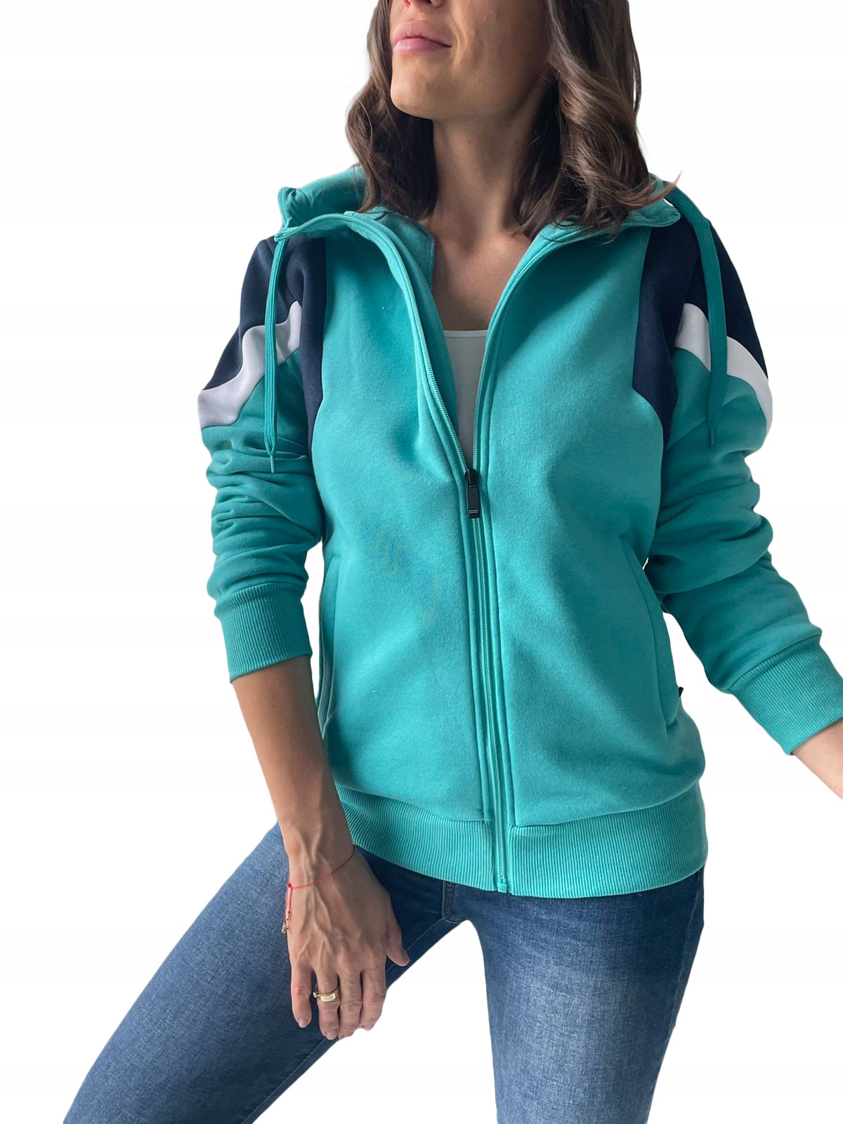 

Ciepła Bluza Bawełniana Damska Dresowa 58417-2 XXL