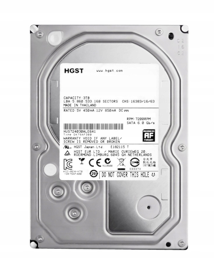 Pevný Disk Hgst HUS724030ALE641 3,5" Sata