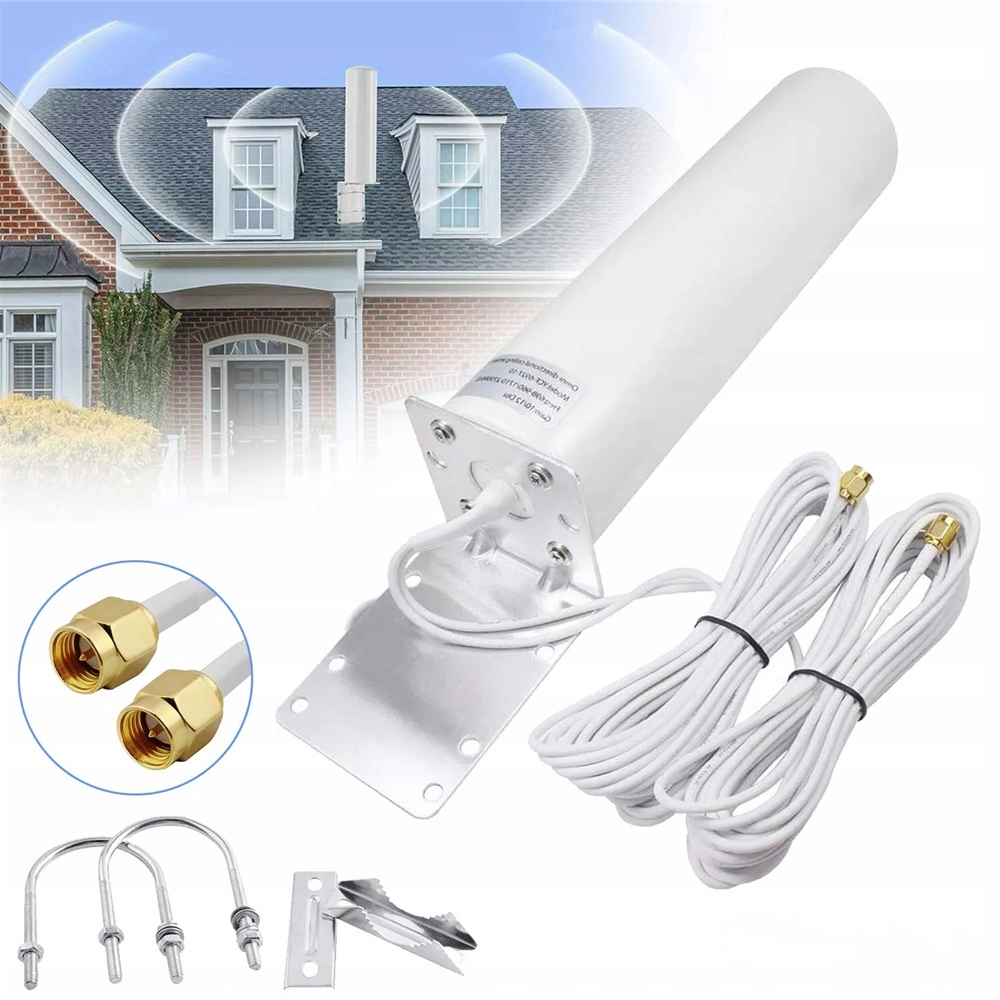 Antena Zewnętrzna Do Routera Modem Lte 4G Sma Wifi TS9 19dBi Kabel 500CM