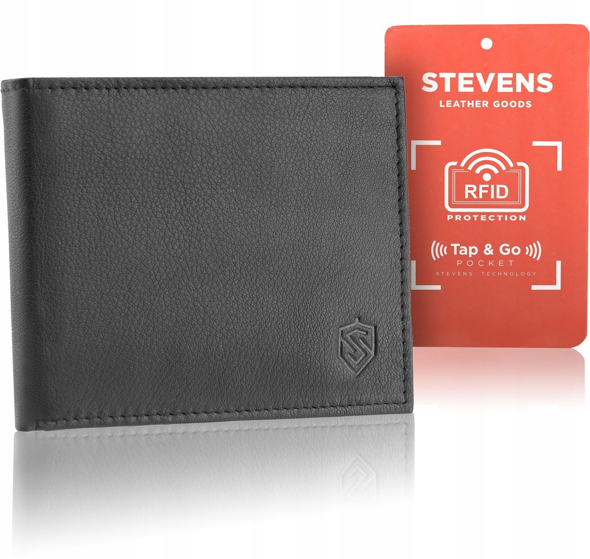 

Stevens Portfel Męski Skórzany Slim Prezent