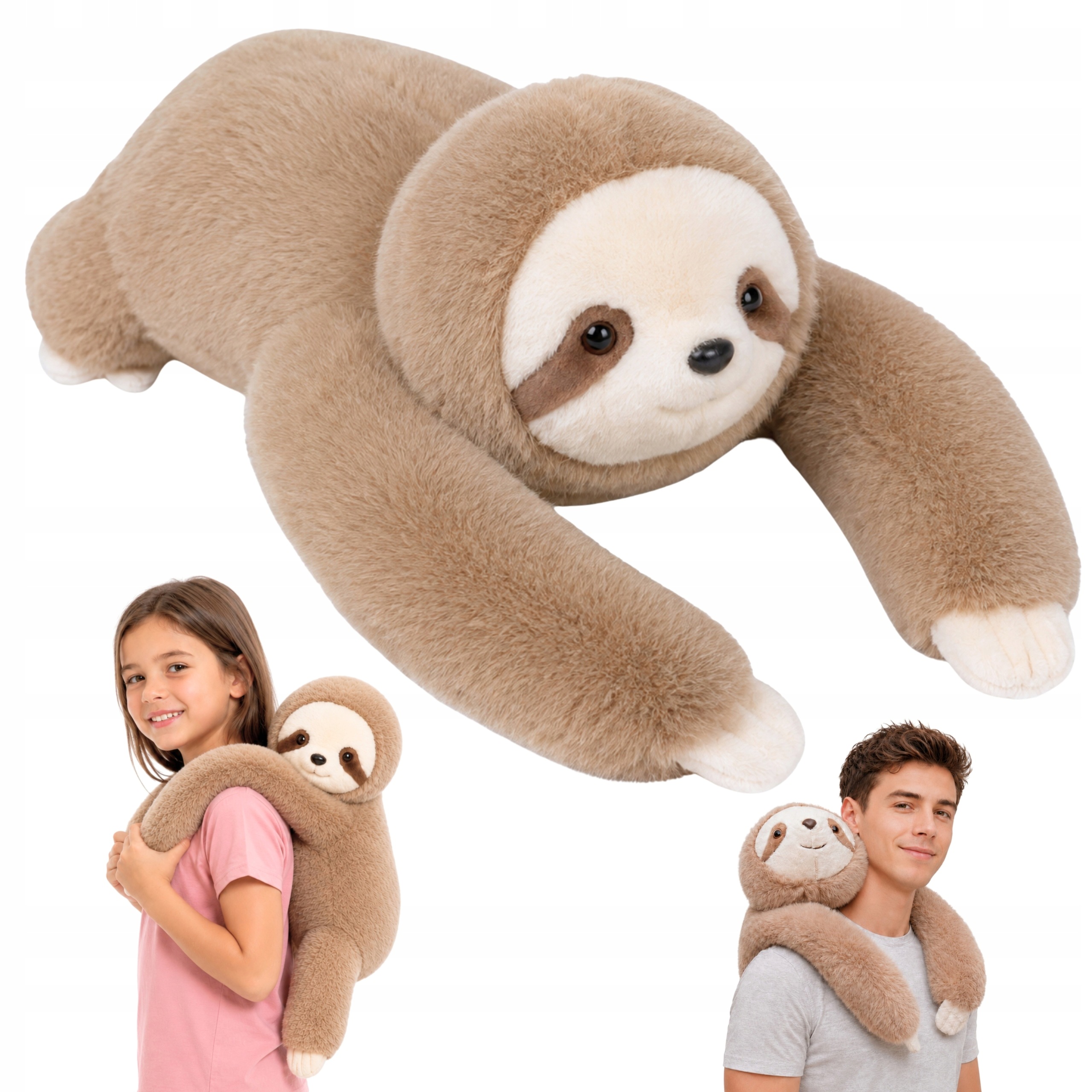 Maskotka obciążeniowa ciężko miś Leniwiec Ciężkomiś pluszak 1kg 65cm +torba