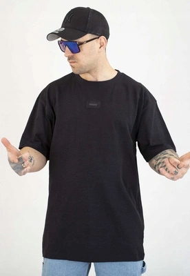 Tričko Prosto Jacquard Label černé