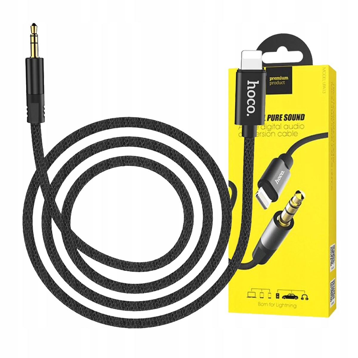 

Hoco Kabel Audio Aux-lightning Jack 3.5MM 1M Oplot