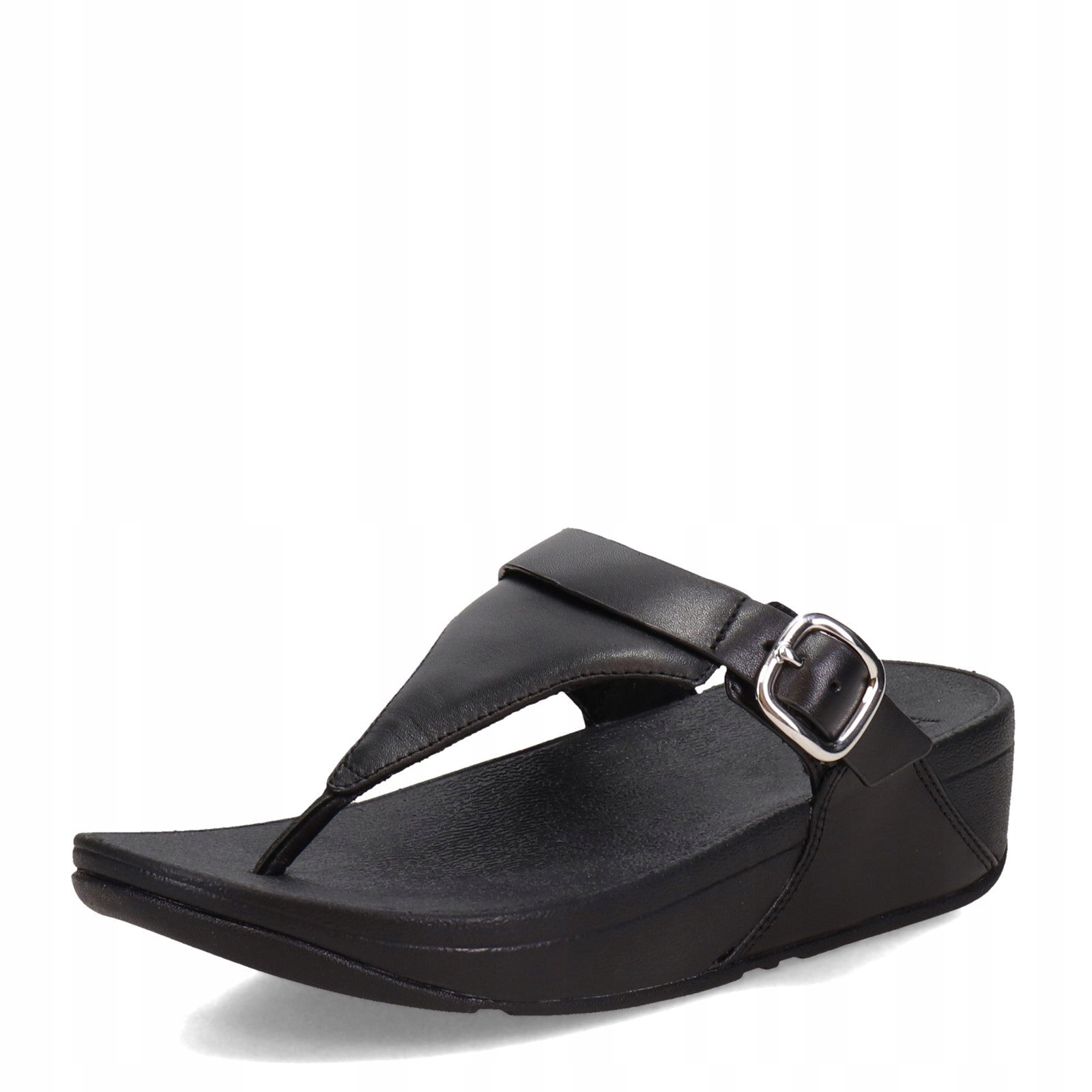 Fitflop Černé Kožené Žabky S Přezkou Na Podrážce 37 6GA