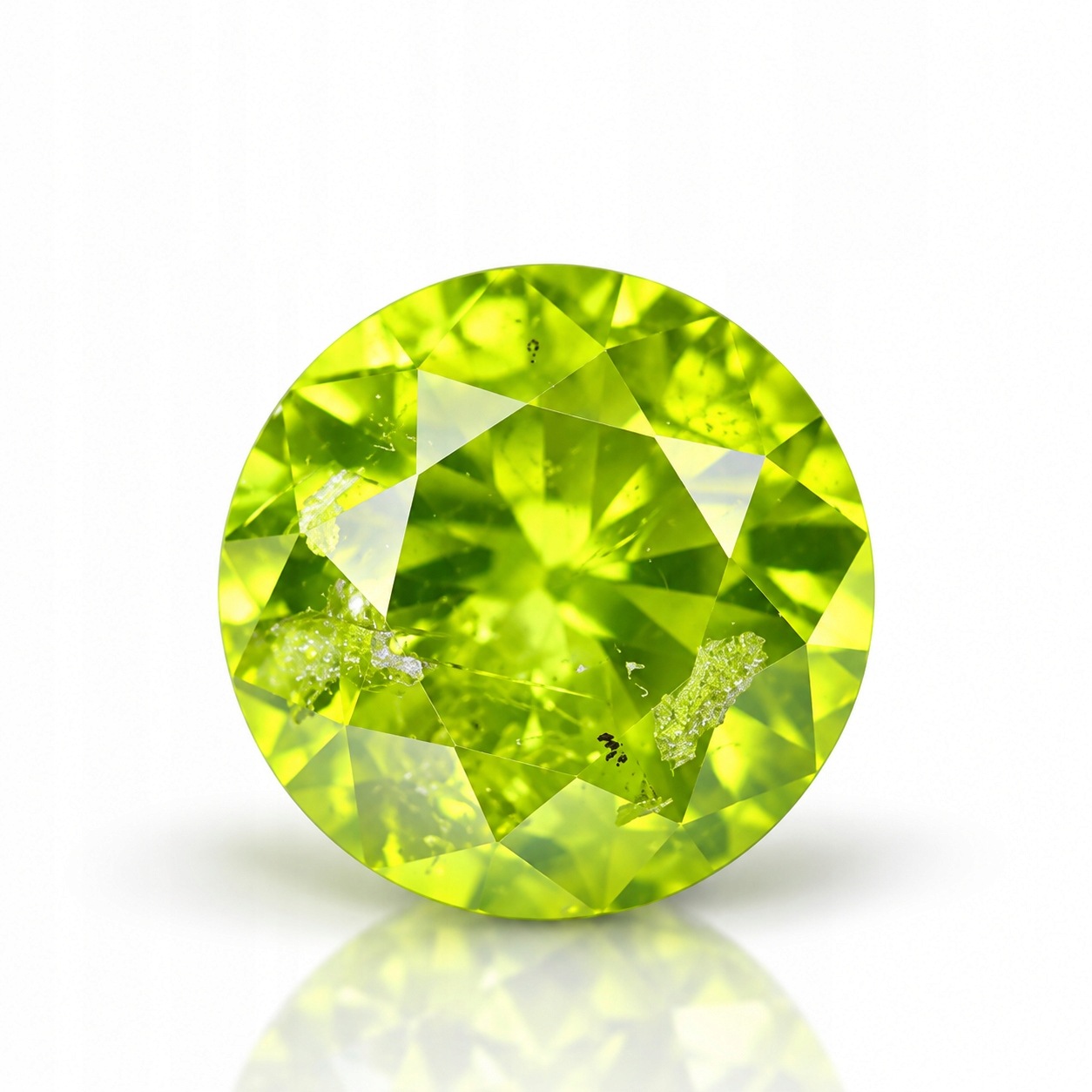 Přírodní diamant 0.29 ct Žlutý Briliant I1 certifikát Wbd