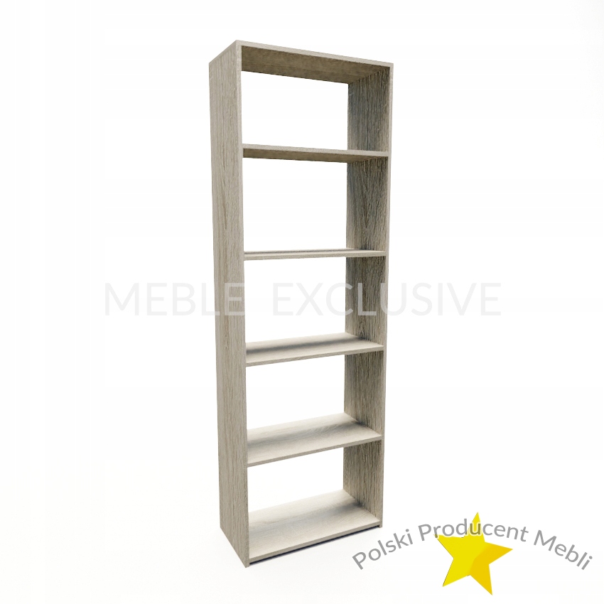 

Regał 60 Książki Segregatory Sonoma Płyta 18 mm