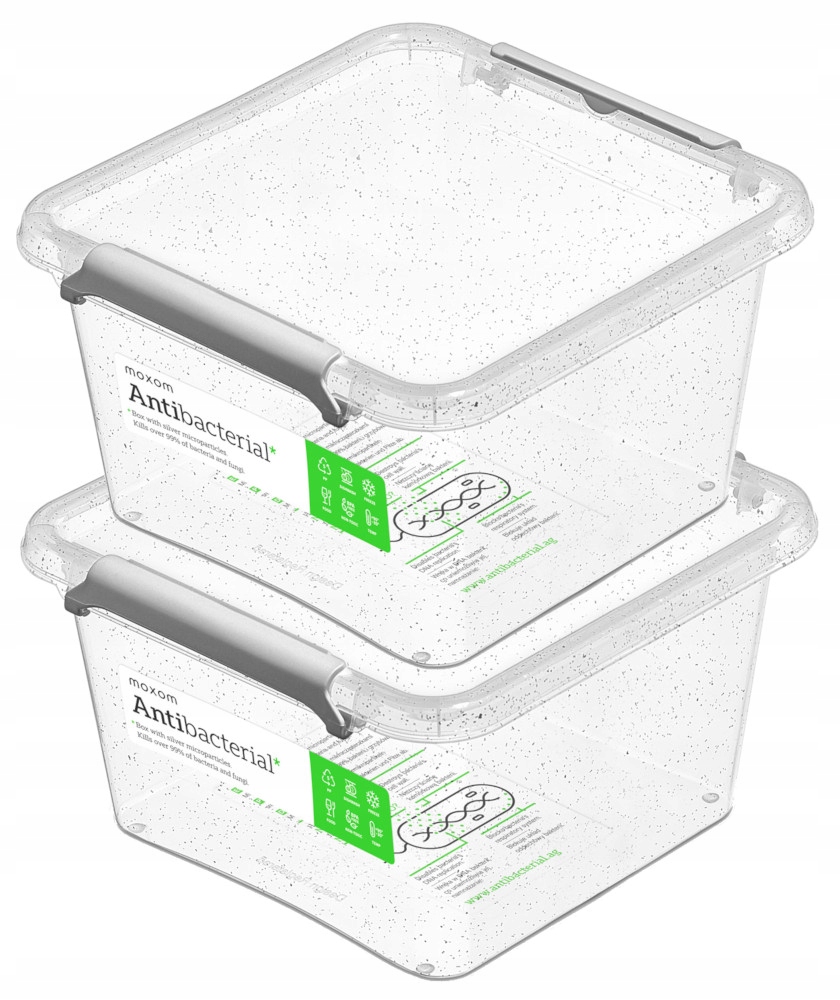 

Orplast Pojemniki Antybakteryjne srebro 2x 1150ml