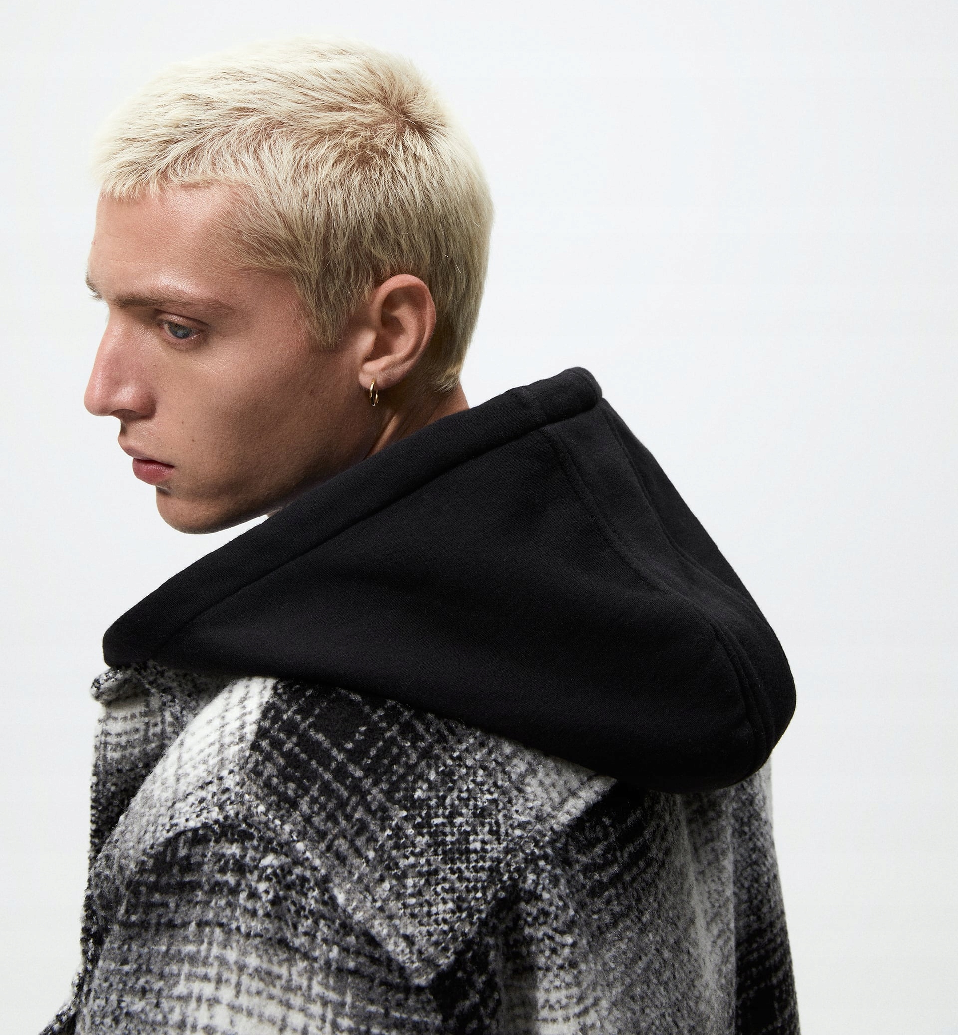 KURTKA Z KAPTUREM PŁASZCZ ZARA OCIEPLANY XL Długość do bioder