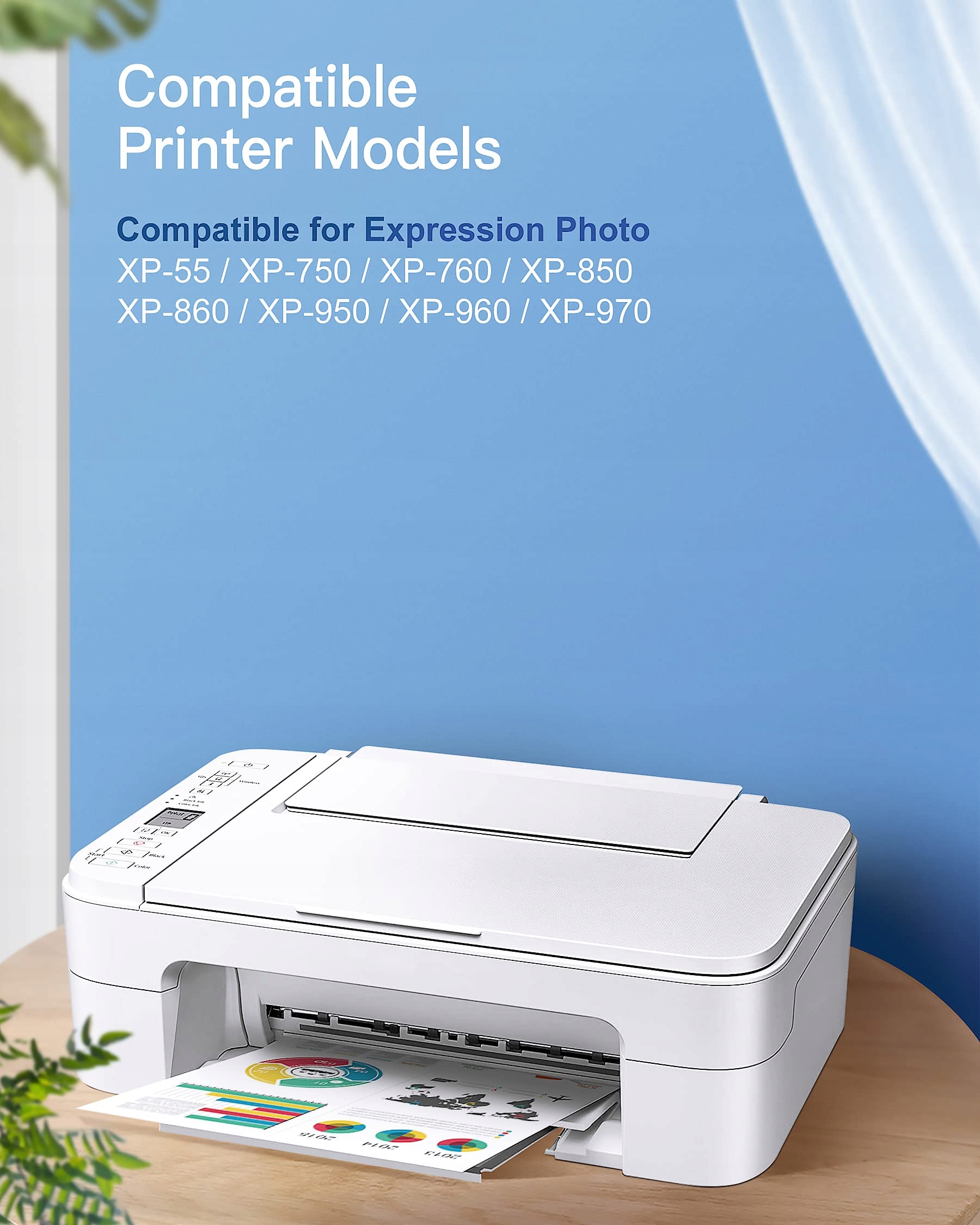GPC IMAGE Zestaw Tuszy Kompatybilnych Epson 24XL XP-55 XP-960 14 Sztuk — miniatura 2