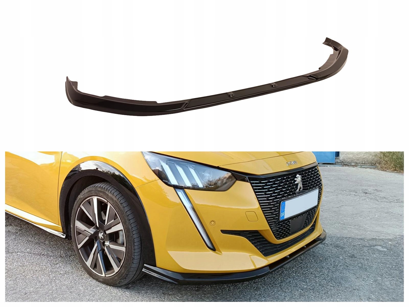 Kryt předního nárazníku difuzér pro Peugeot 208 P21 U II 2019- Hb