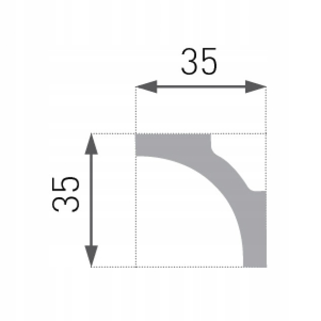 MARBET Listwa Przysufitowa Dekoracyjna 2mb E-11 Kod producenta E-11