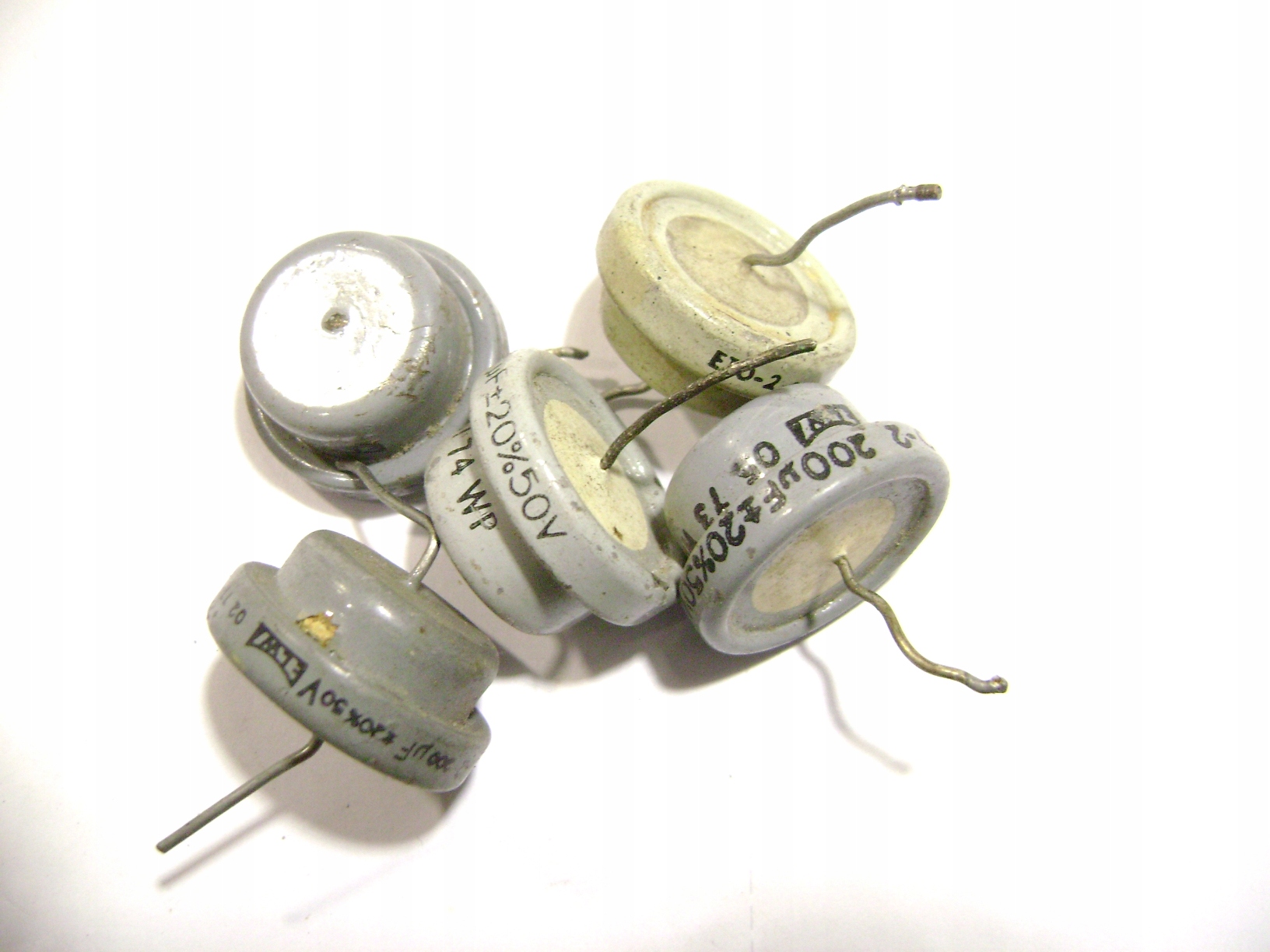 Конденсатор ETO 1 ETO2 2 Elwa СССР 200uF 50V