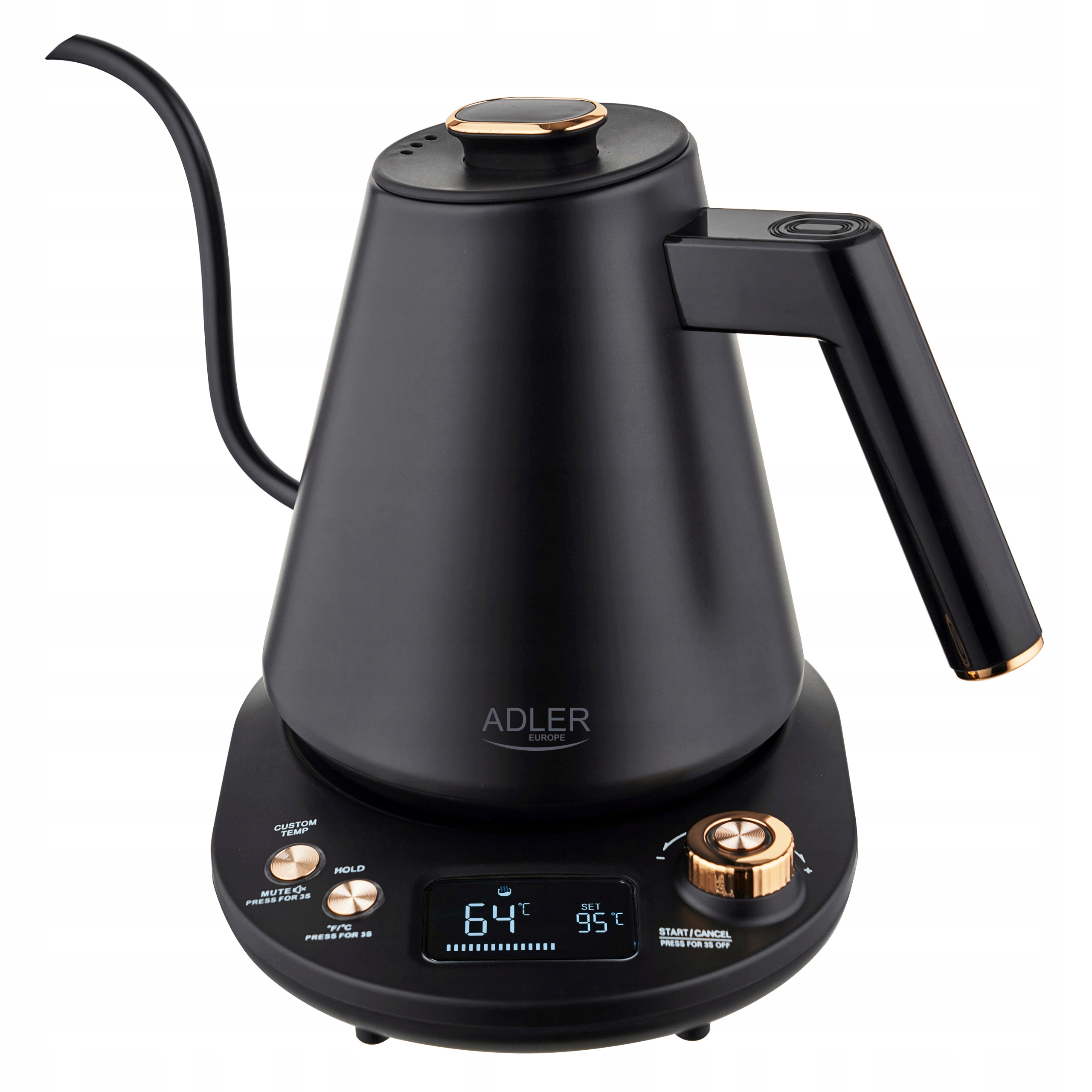 Kanvica Adler Ad 1349 Elektrická 1100 W 1 L Nerezová oceľ Po