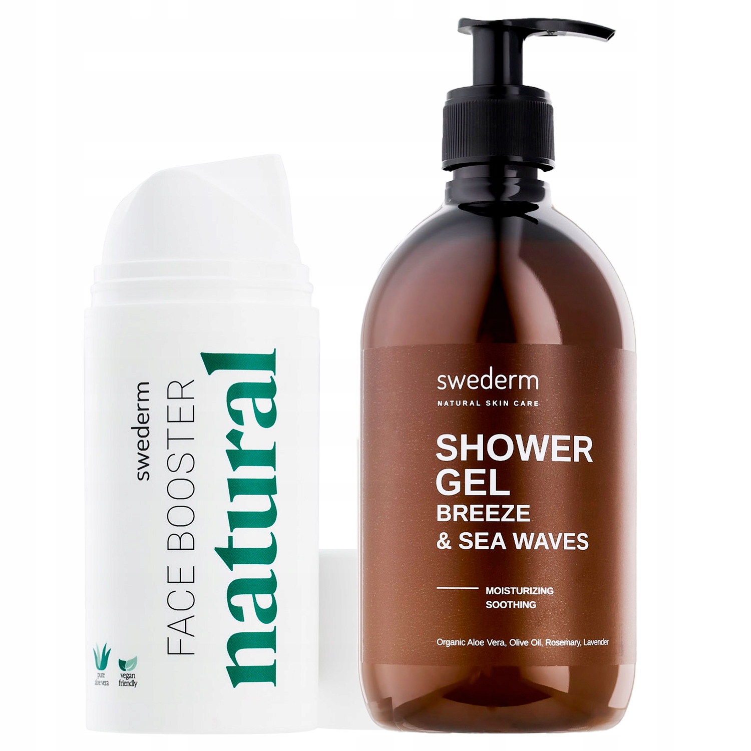 Zestaw Swederm emulsja Face Booster żel Shower Gel Breeze & Sea Waves