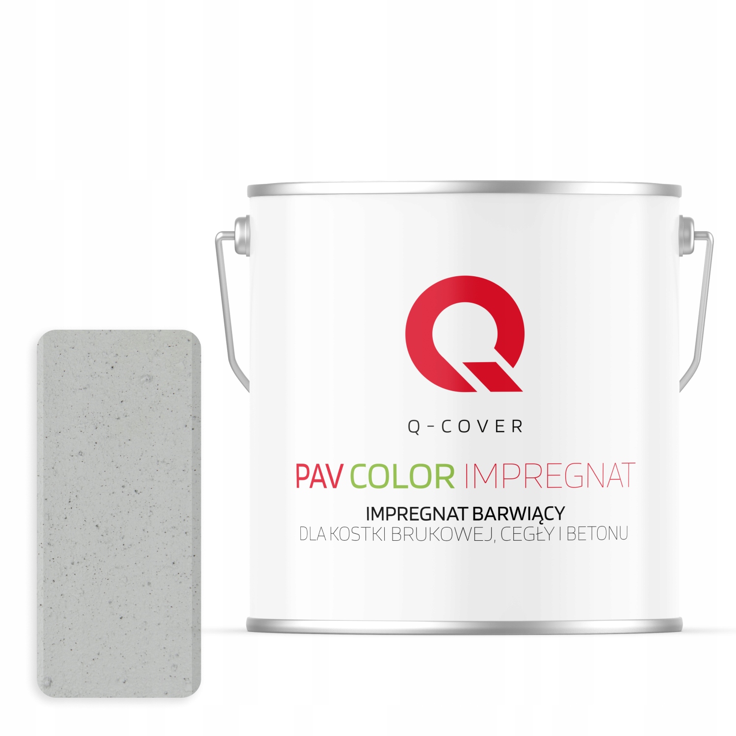 Impregnat Barwiący Do Kostki Brukowej Cegły Betonu Kolor Szary Jasny 5L