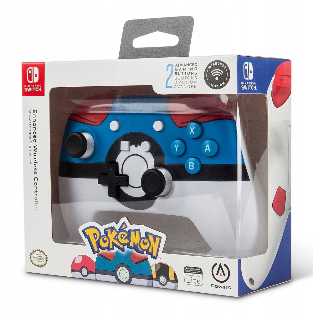 PowerA SWITCH Pad bezprzewodowy Pokemon GreatBall