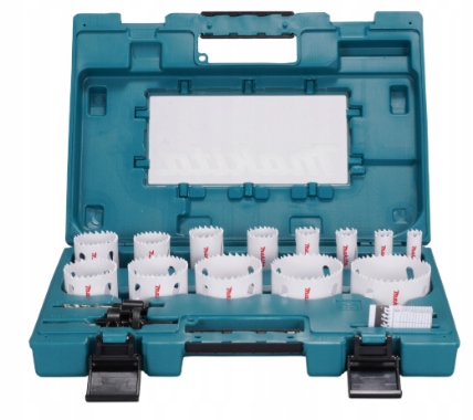 Zestaw otwornic uniwersalnych metal drewno BiM Makita D-63993 13 szt.