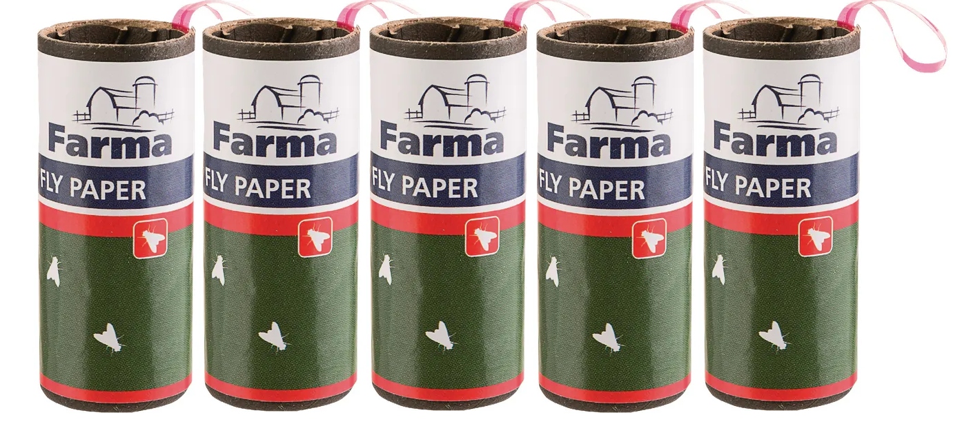 

Lep na muchy 5 sztuk Muszki Komary Taśma Farma