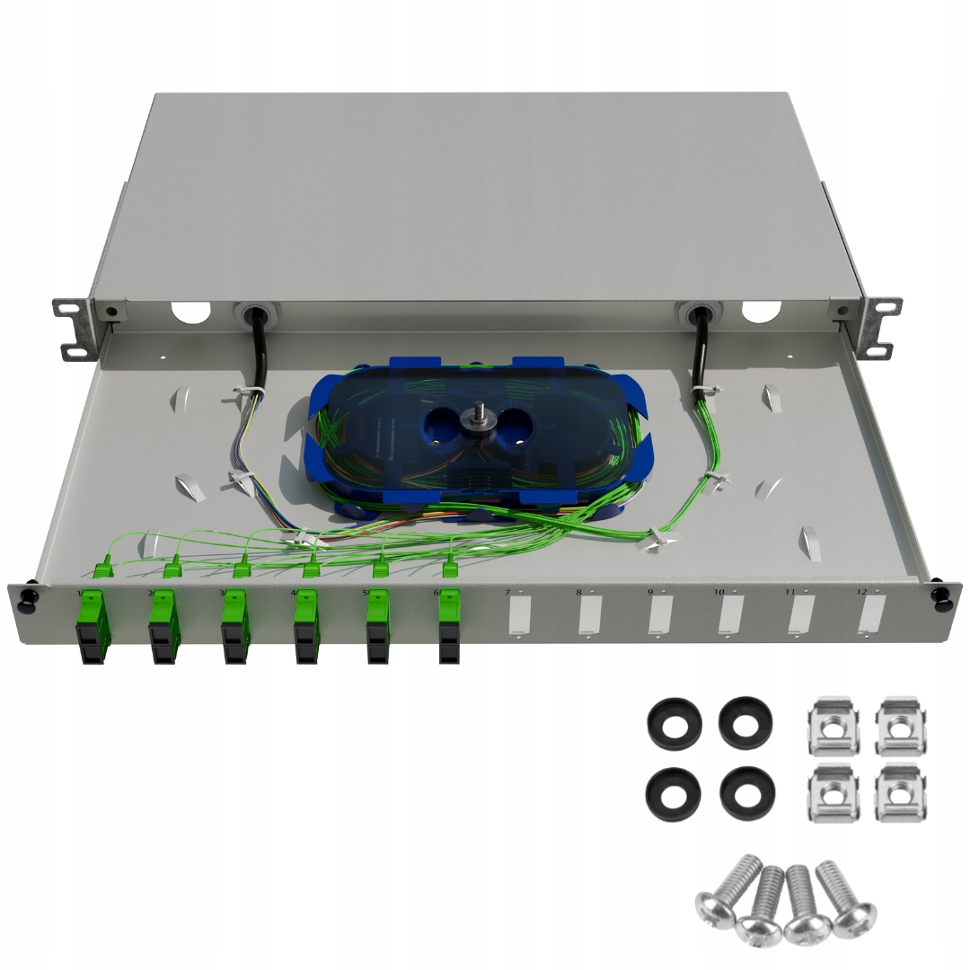 Przełącznica Światłowodowa Szuflada RACK 19