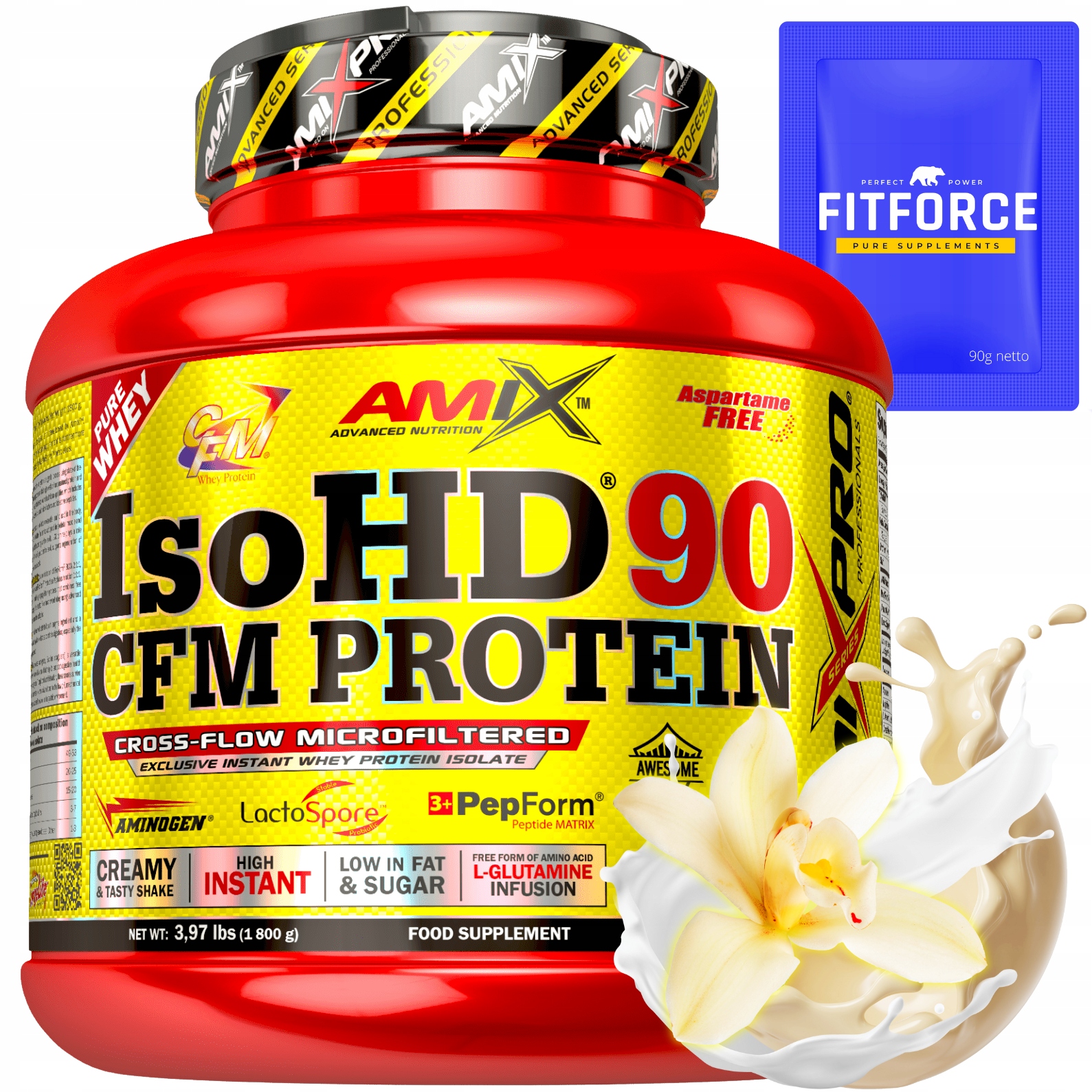 Vanilkový Proteinový Koktejl rychlé hubnutí Dieta Keto Bílkoviny Wpi