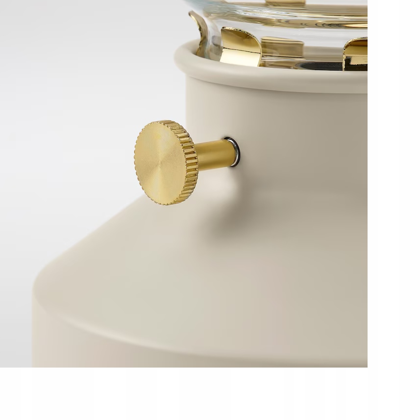 IKEA TÄRNABY Lampa stołowa, beżowy Zasilanie sieciowe