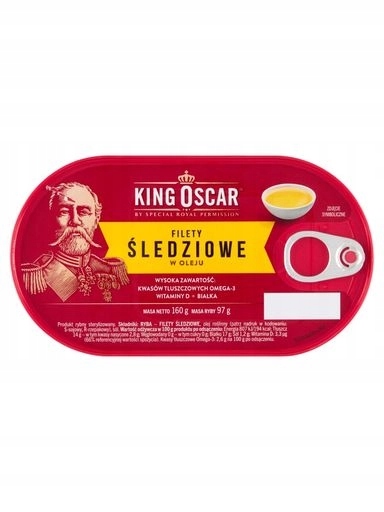 Levně 7x King Oscar Sleďové filé v oleji 160 g