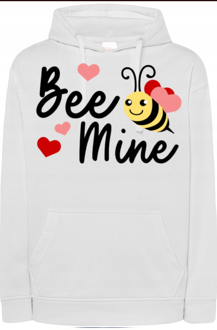Be Mine Valentýnská včela Mikina s potiskem vel. M