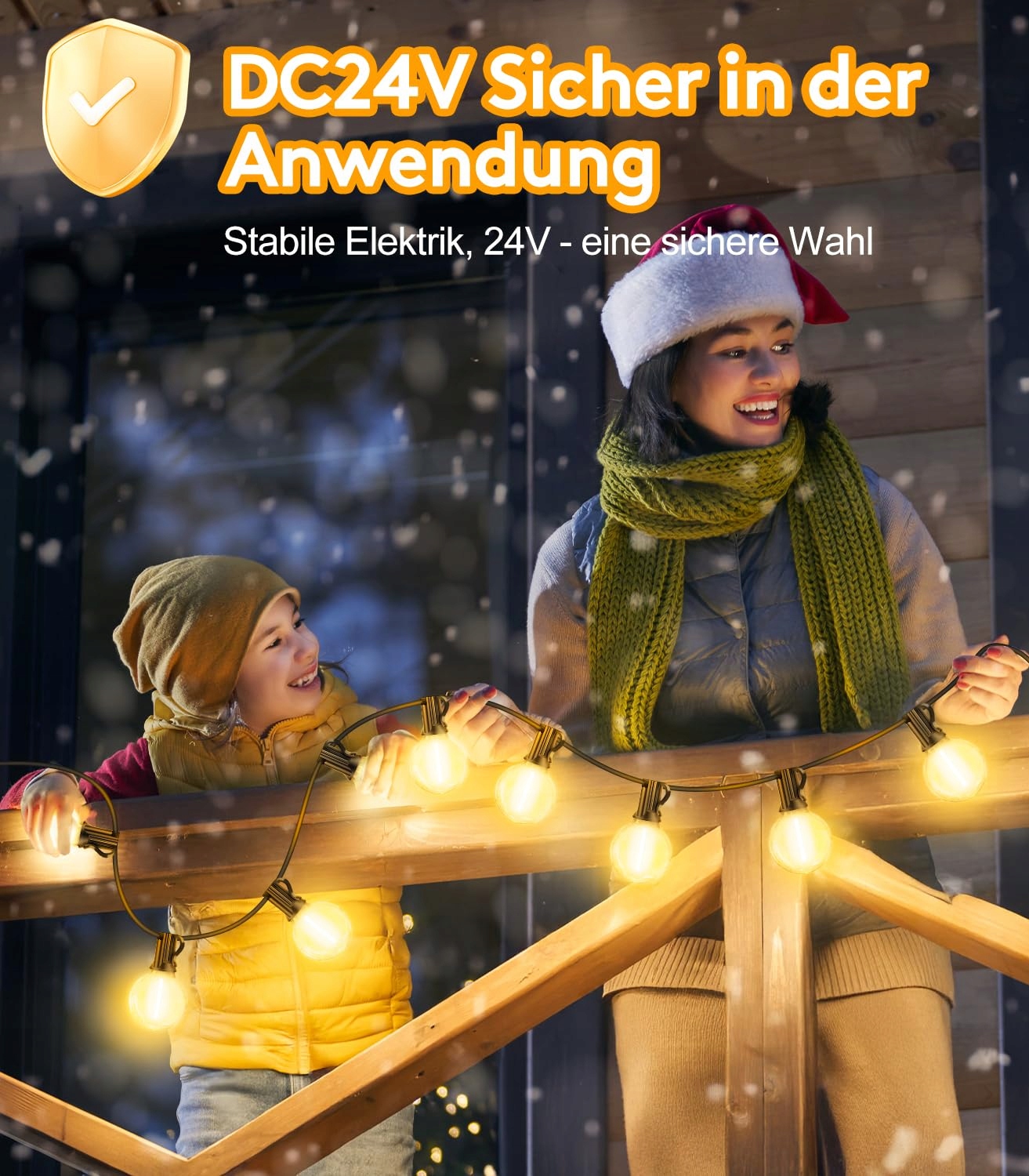 GARDENLIGHTS Girlanda Ogrodowa LED 20M IP44 Z Pilotem Balkon Taras Ogród — miniatura 7
