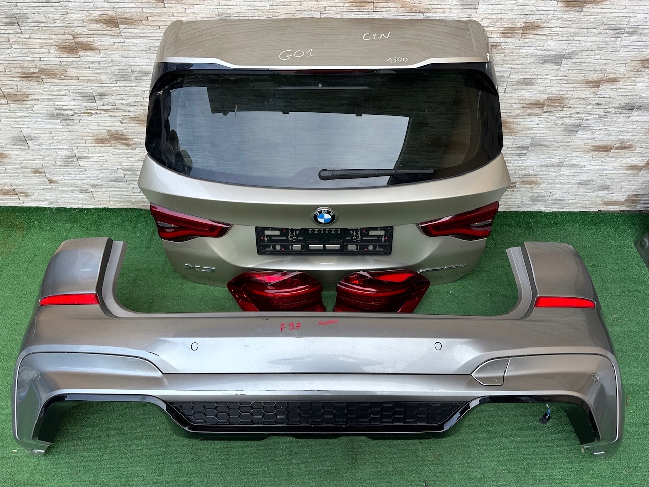 KLAPA ZDERZAK TYŁ TYLNA LAMPY TYLNE BMW X3M F97 EUROPA