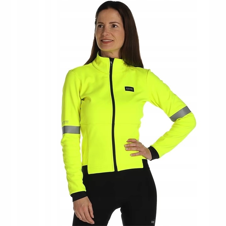 Dámská cyklistická bunda Gore WearTempest Neon Yellow, velikost XS/36