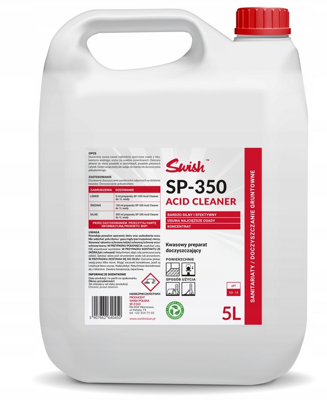 

Swish SP-350 środek do czyszczenia gruntownego 5L